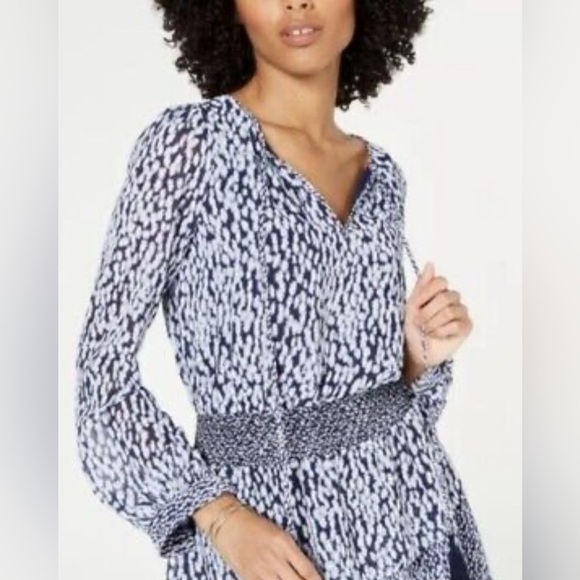 Michael Kors Black and White Bishop Sleeve Sundress - Picture 13 of 13